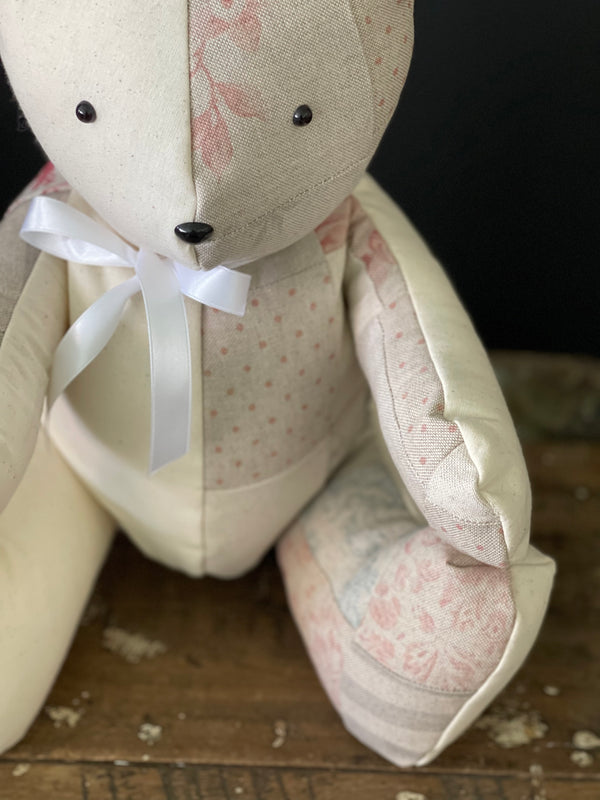 Vintage Patchwork Floral Bear